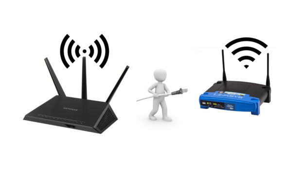 How to connect two routers